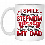 Stepmom Mug, White, 11 oz. White Mug