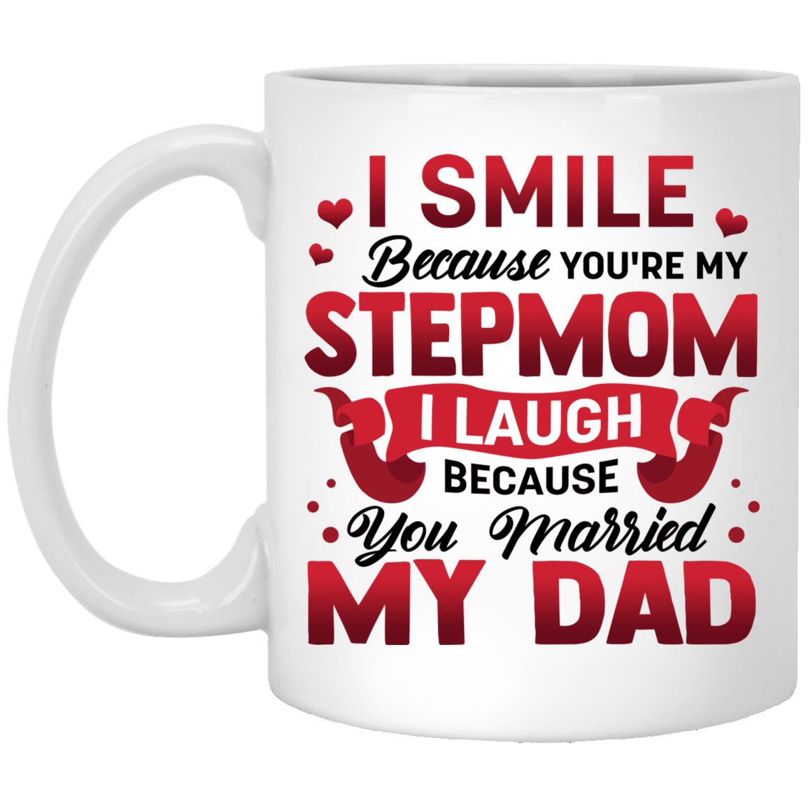 Stepmom Mug, White, 11 oz. White Mug