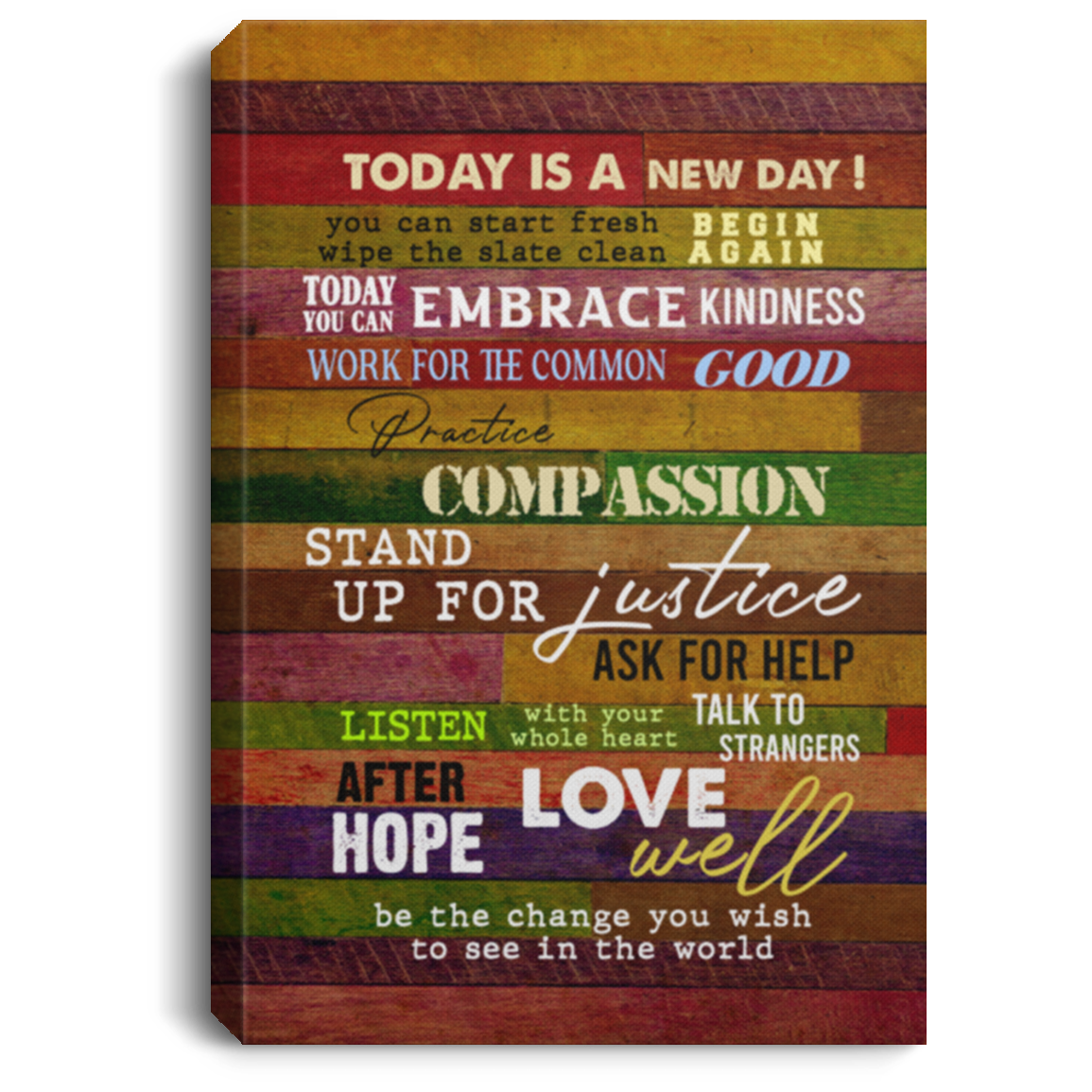 Portrait CANVAS - POSTER Template (OFFICIAL), White, 0.75'' Framed Canvas