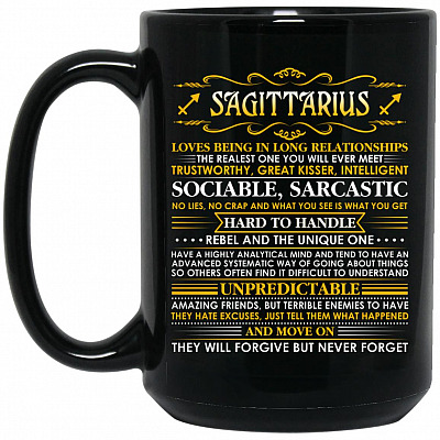 15 oz. Black Mug