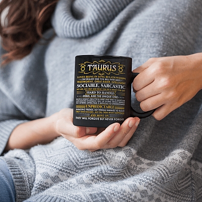 Alternative view of Taurus Loves Being In Long Relationships Ceramic Coffee Mug