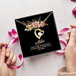 5MH. Sister Hearts (3) Forever Love Necklace (Gold) 5