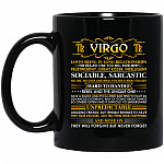 Virgo Mug, Black, 11 oz. Black Mug Virgo Mug, Black, 11 oz. Black Mug