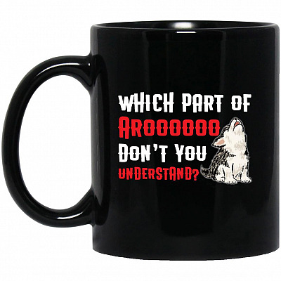Which Part Mug, Black, 11 oz. Black Mug