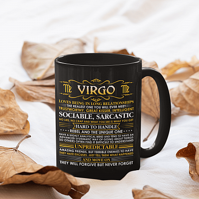 Alternative view of Virgo Loves Being In Long Relationships Ceramic Coffee Mug