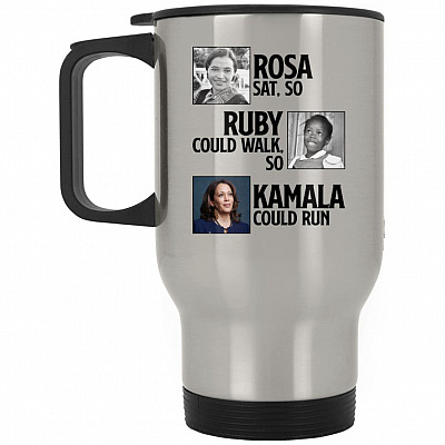 14 oz. Silver Travel Mug