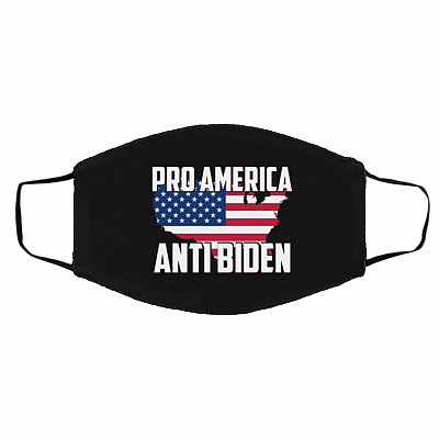 Pro Mask, Black, Cloth Face Cover – Medium/Large