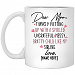 mom mug, White, 11 oz. White Mug