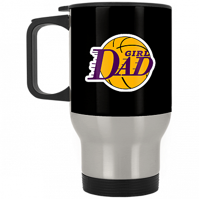 14 oz. Silver Travel Mug