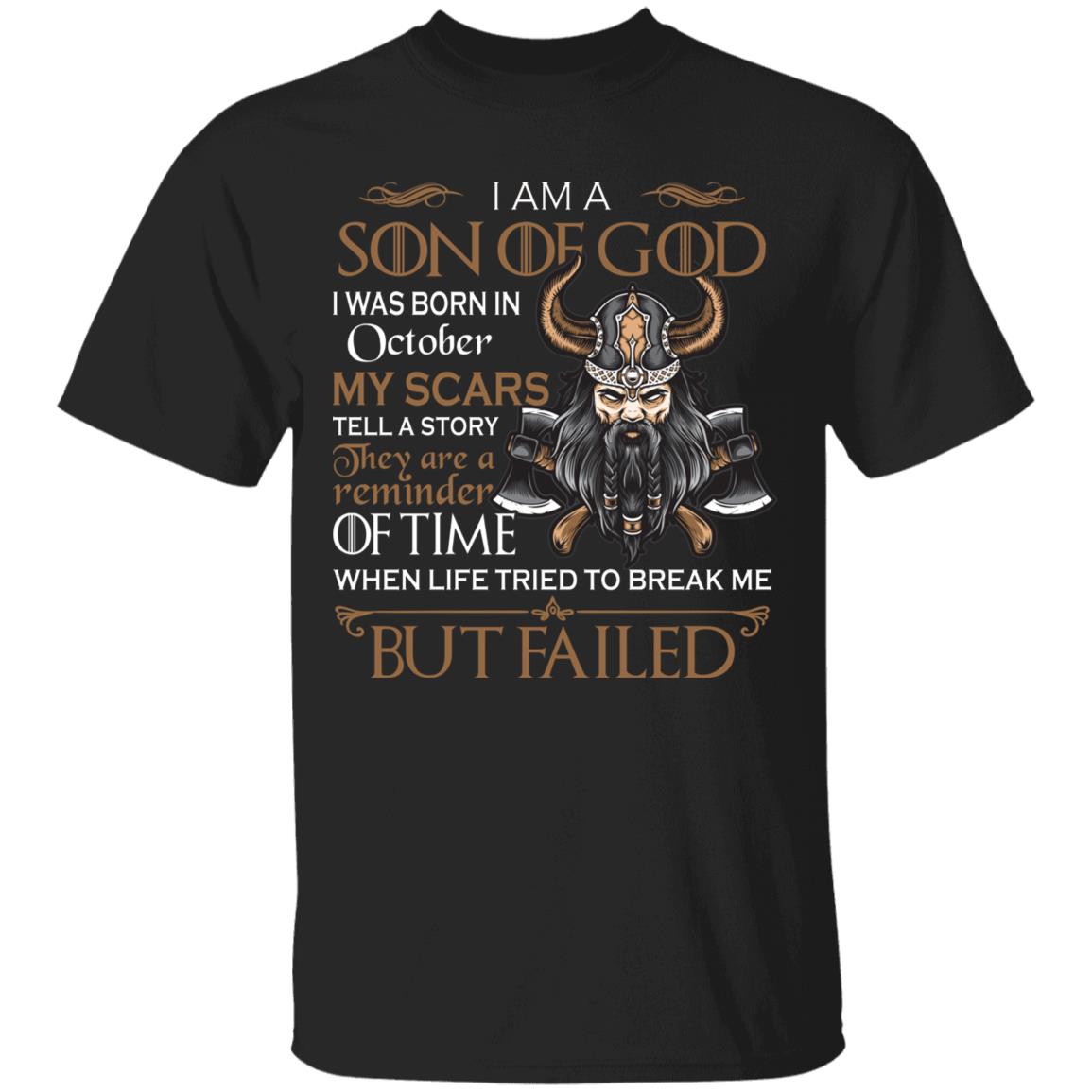 Oct Shirt, Black, Unisex T-Shirt