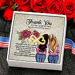 Happy Galentine's Day 2021 We Are Best Friends Forever Thank You Gift Infinity Heart Pendant Necklace