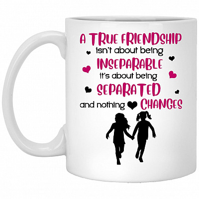 friend mug, White, 11 oz. White Mug