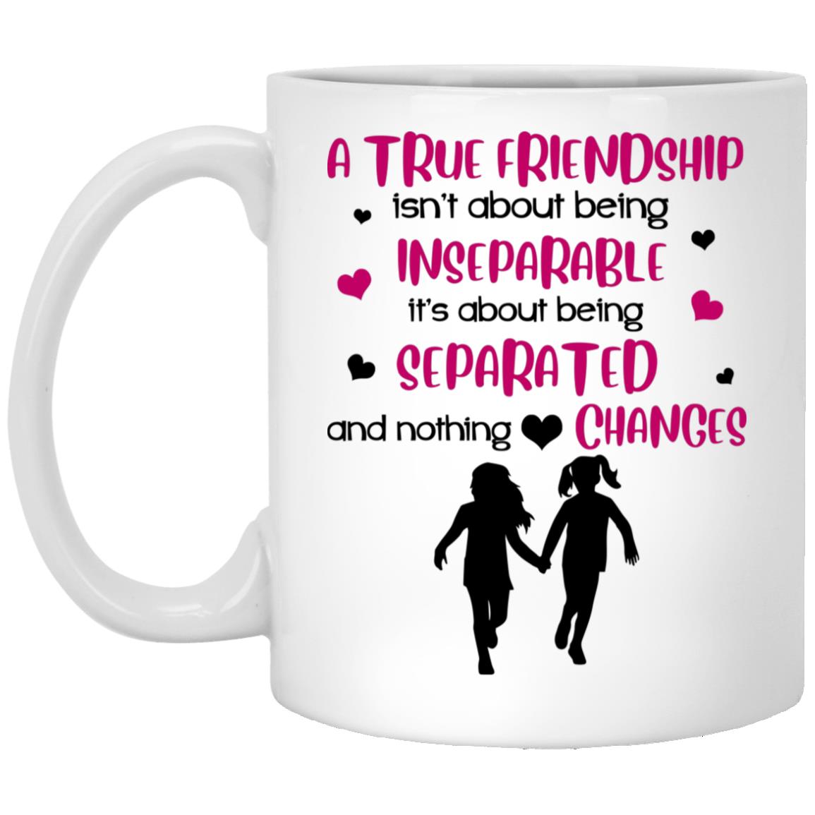 friend mug, White, 11 oz. White Mug friend mug, White, 11 oz. White Mug