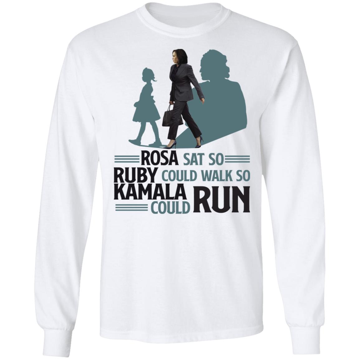 Rosa Sat So Ruby Could Walk, White, Long Sleeve Rosa Sat So Ruby Could Walk, White, Long Sleeve
