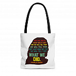 Kamala Harris VP They Will Ask Us What Was It Like All Over Print Tote Bag- Shoulder Bag - Reusable Grocery Shopping Bag
