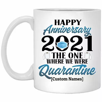 Personalized Wed, White, 11 oz. White Mug