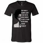 3005 Unisex Jersey SS V-Neck T-Shirt, Black, V-Neck T-Shirt