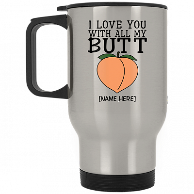 14 oz. Silver Travel Mug