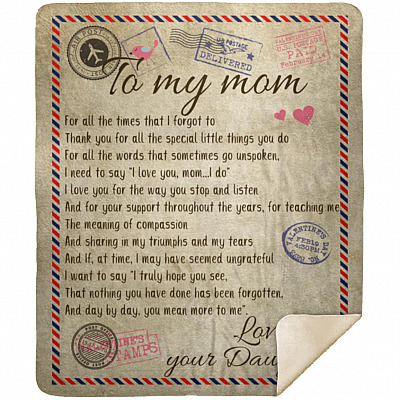 Premium Mink Sherpa Blanket - 50x60