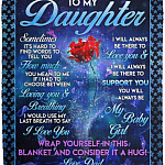 Dad Blanket, White, Cozy Plush Fleece Blanket - 50x60