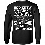God Knew I Needed A Husband Hoodie, Black, Long Sleeve