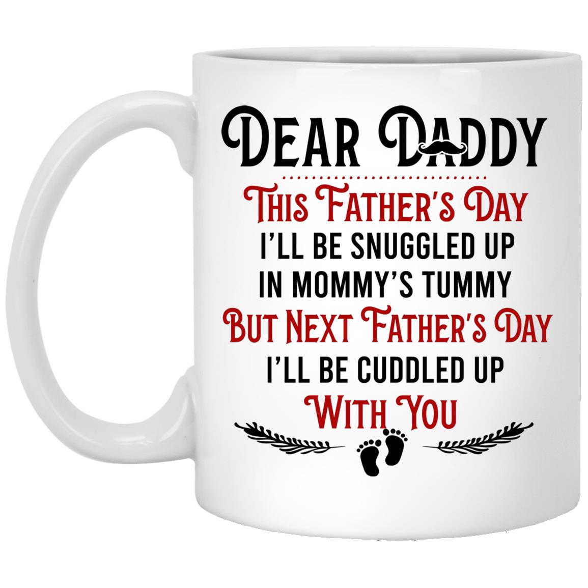 Daddy Mug, White, 11 oz. White Mug