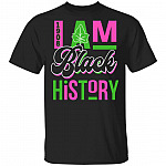 I Am Black T-shirt, Black, Unisex T-Shirt