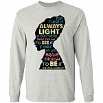 The Hill We Climb For There- Sweatshirt, Ash, Long Sleeve