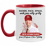 Chris Whitty Accent Mug, White/Red, 11 oz. Accent Mug