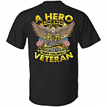 A Hero Is Someone Who Has Something, Black, Unisex T-Shirt