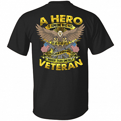 A Hero Is Someone Who Has Something, Black, Unisex T-Shirt