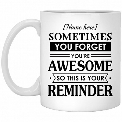 Personalized Mug, White, 11 oz. White Mug