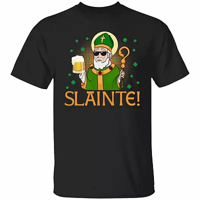 Irish Gaelic Slainte Shirt - Irish Cheers Good Health Shirt - Saint Patrick Shirt - St Patrick's Day Gifts, Black, Unisex T-Shirt