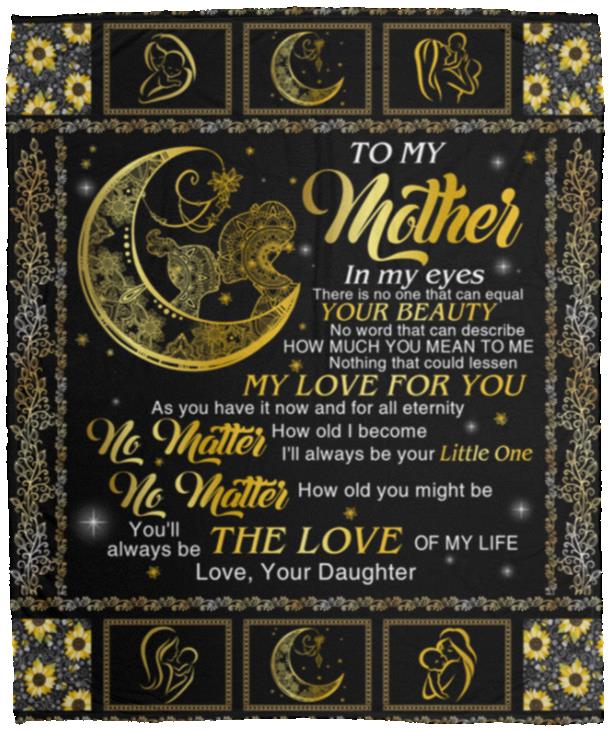 To My Mom Mink Blanket From Daughter, White, Cozy Plush Fleece Blanket - 50x60 To My Mom Mink Blanket From Daughter, White, Cozy Plush Fleece Blanket - 50x60