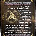 wife blanket, White, Cozy Plush Fleece Blanket - 50x60 wife blanket, White, Cozy Plush Fleece Blanket - 50x60