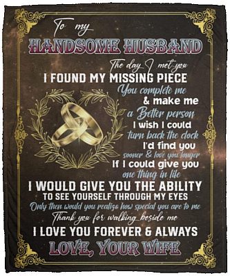 husband blanket, White, Cozy Plush Fleece Blanket - 50x60