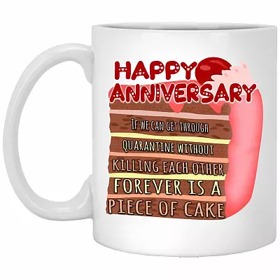 Cake Mug, White, 11 oz. White Mug