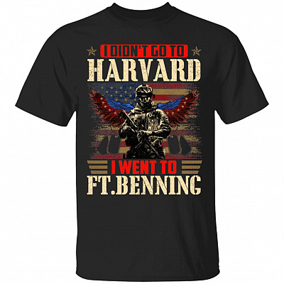Harvard Shirt, Black, Unisex T-Shirt
