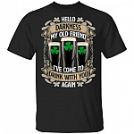 Irish Hello Darkness shirt, Black, Unisex T-Shirt