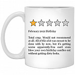 February 2021, White, 11 oz. White Mug