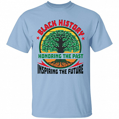 Black History T-Shirt, Light Blue, Unisex T-Shirt
