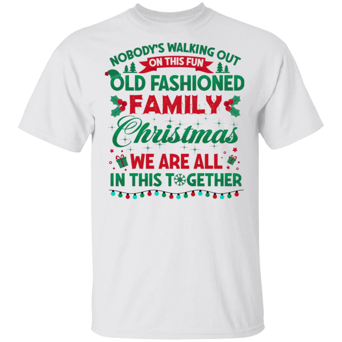 Nobody's Walking T-Shirt, White, Unisex T-Shirt