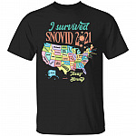 I Survived Snovid 2021 Texas Strong T-Shirt - USA State Tee Shirt, Black, Unisex T-Shirt