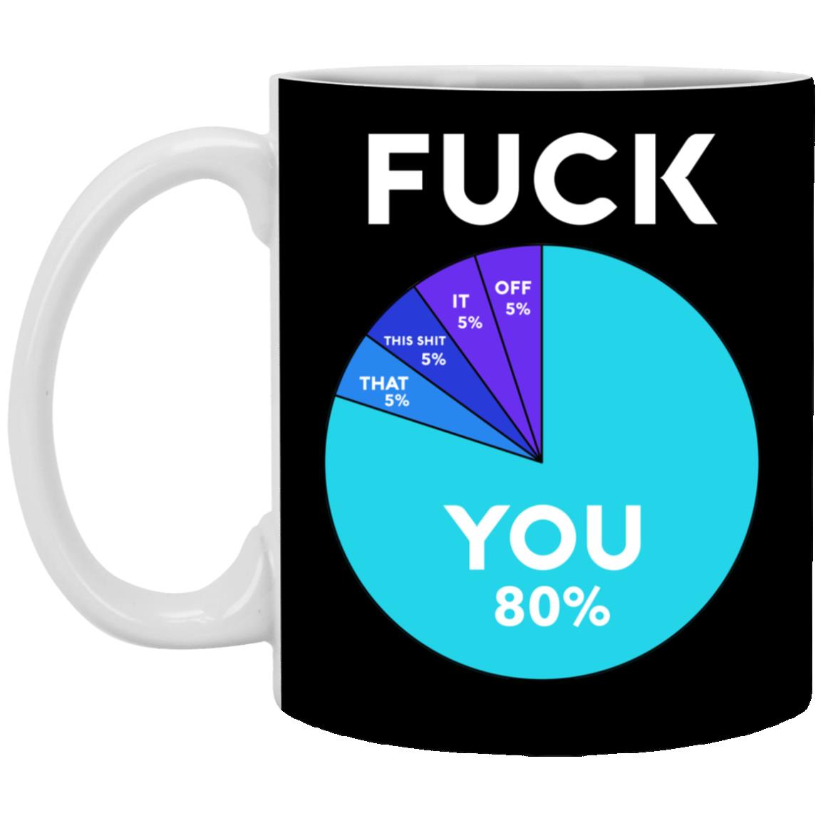 XP8434 11 oz. White Mug, Black, 11 oz. White Mug