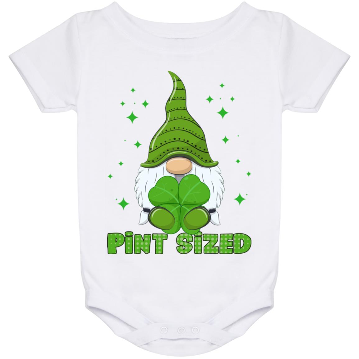 Pint Sized Gnome baby, White, Baby Onesie - 24 Month Pint Sized Gnome baby, White, Baby Onesie - 24 Month