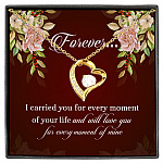 2HP. Carried You Forever Love Necklace White (Gold)