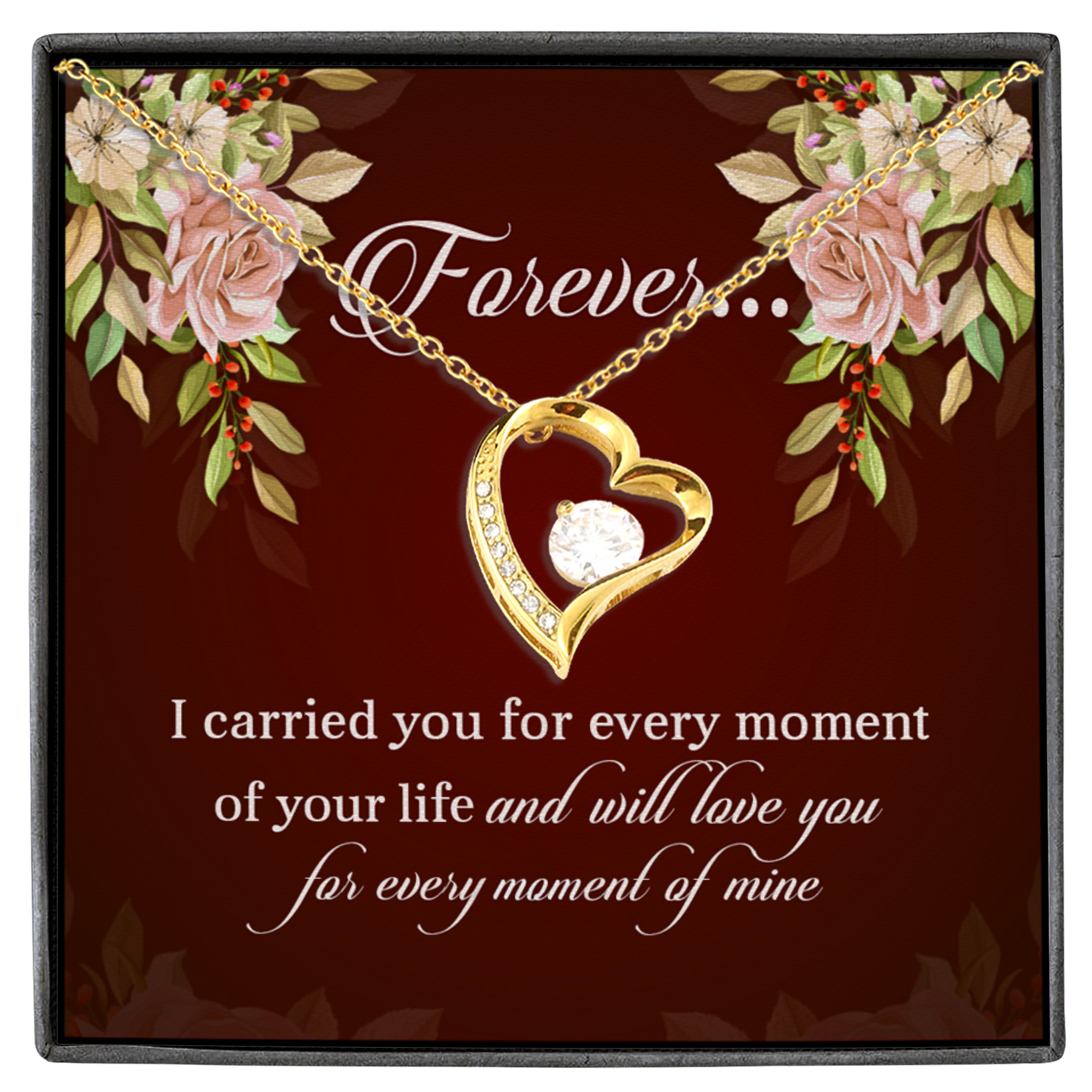 2HP. Carried You Forever Love Necklace White (Gold)