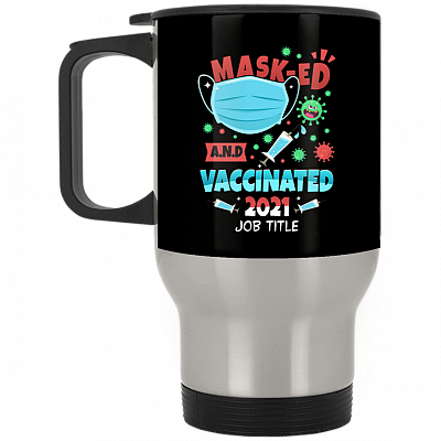 14 oz. Silver Travel Mug