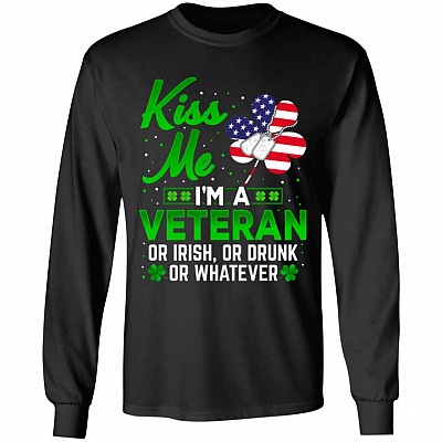 veteran hoodie, Black, Long Sleeve