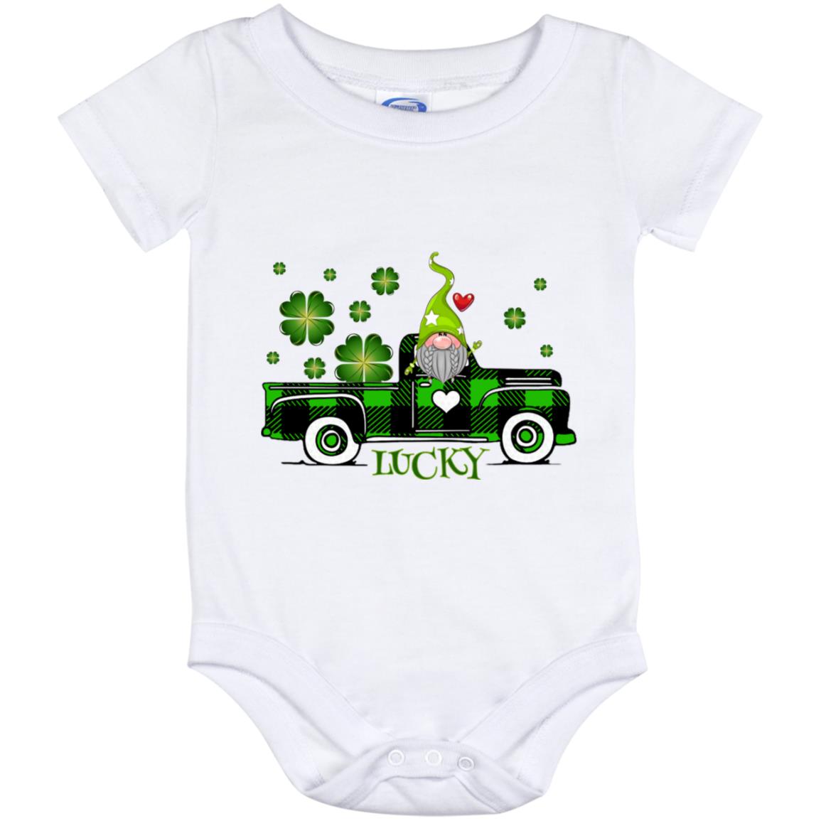 St Patrick's Day Baby Onesie, White, Baby Onesie - 12 Month